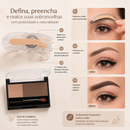 Kit Contorno Para Sobrancelha Perfeita - EyebrowⓇ Maquiagem Sobrancelha