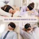 Fones de ouvido com máscara de olho para dormir - Alivio Ansiedade