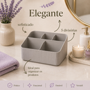 Organizador Minimalista Para Banheiro Com Divisórias Multiuso