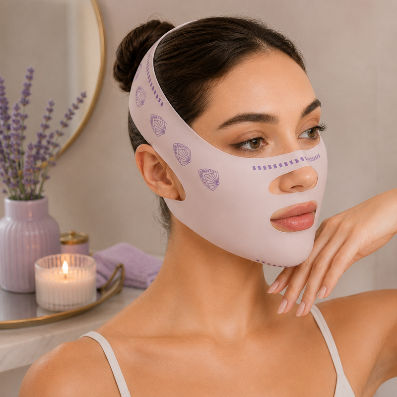 Máscara Modeladora Facial V-Line para Definição do Rosto