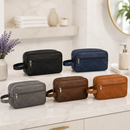 Bolsa Necessaire para Viagem de Couro Organizadora Bolsa Executivo