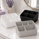 Organizador Minimalista Para Banheiro Com Divisórias Multiuso