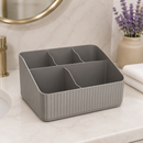 Organizador Minimalista Para Banheiro Com Divisórias Multiuso