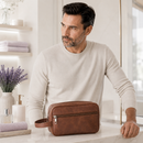 Bolsa Necessaire para Viagem de Couro Organizadora Bolsa Executivo