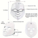 Máscara Facial LED Multicolor
