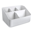 Organizador Minimalista Para Banheiro Com Divisórias Multiuso
