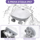 Massageador de Cabeça Multifuncional com Luz Vermelha - Impermeável