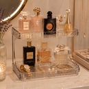 Organizador de Luxo Prateleira para Closet em Acrílico Porta Maquiagem Beleza linhas