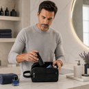 Bolsa Necessaire para Viagem de Couro Organizadora Bolsa Executivo
